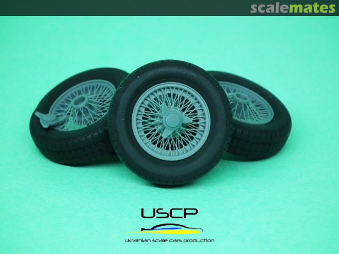 Boxart 15 inch Aston Martin DB5 Wire Wheels and Tires 24P172 USCP Boxart 15 inch Aston Martin DB5 Wire Wheels and Tires 24P172 USCP