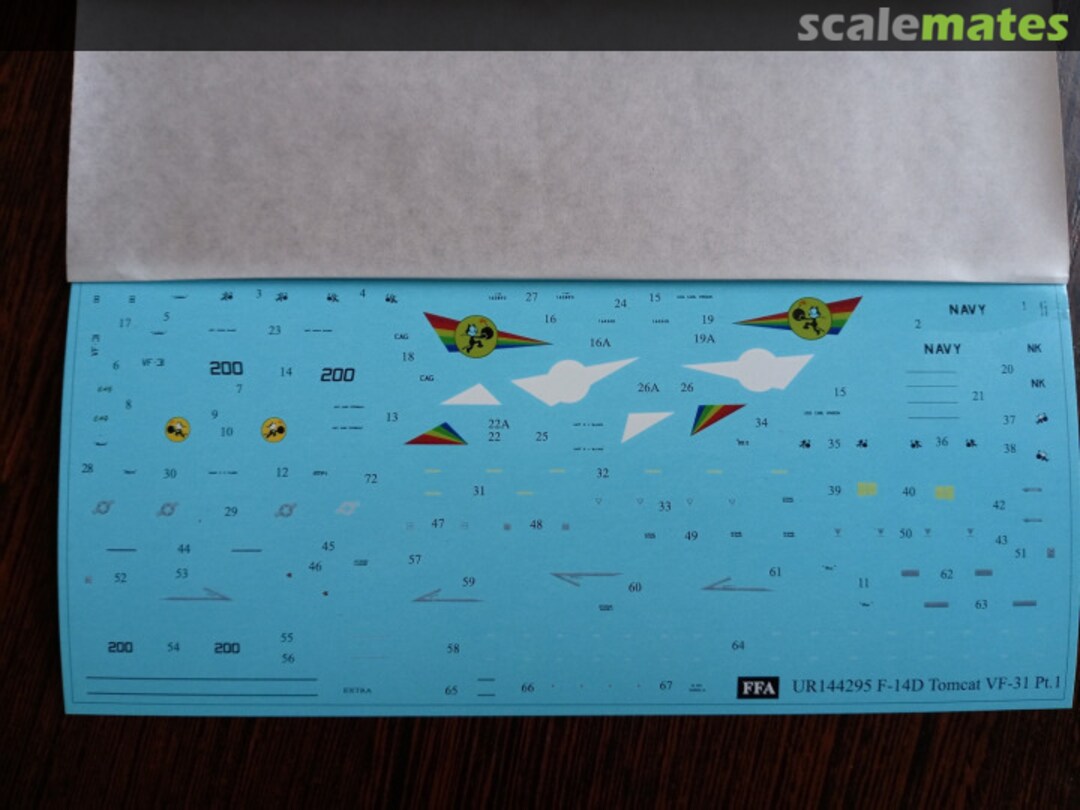 Contents Grumman F-14D Tomcat VF-31 Tomcattars Pt.1 UR144295 UpRise Decal Contents Grumman F-14D Tomcat VF-31 Tomcattars Pt.1 UR144295 UpRise Decal