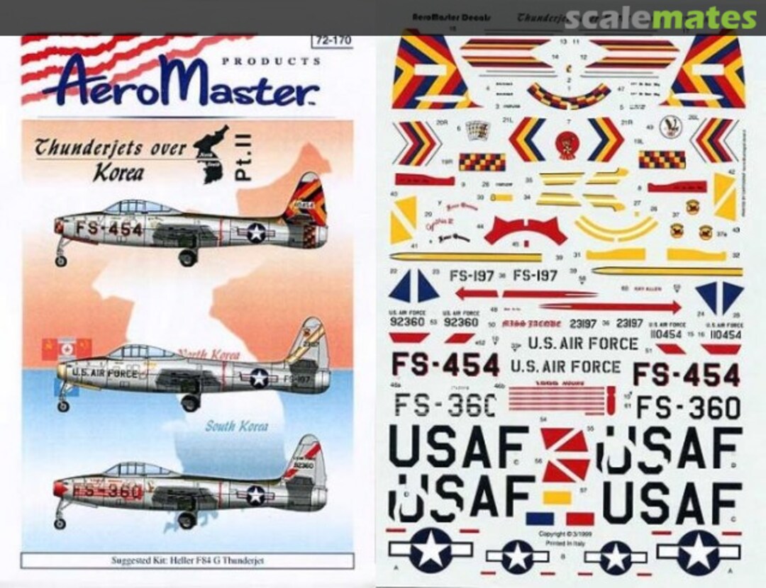 Boxart Thunderjets over Korea Pt.II 72-170 AeroMaster Boxart Thunderjets over Korea Pt.II 72-170 AeroMaster