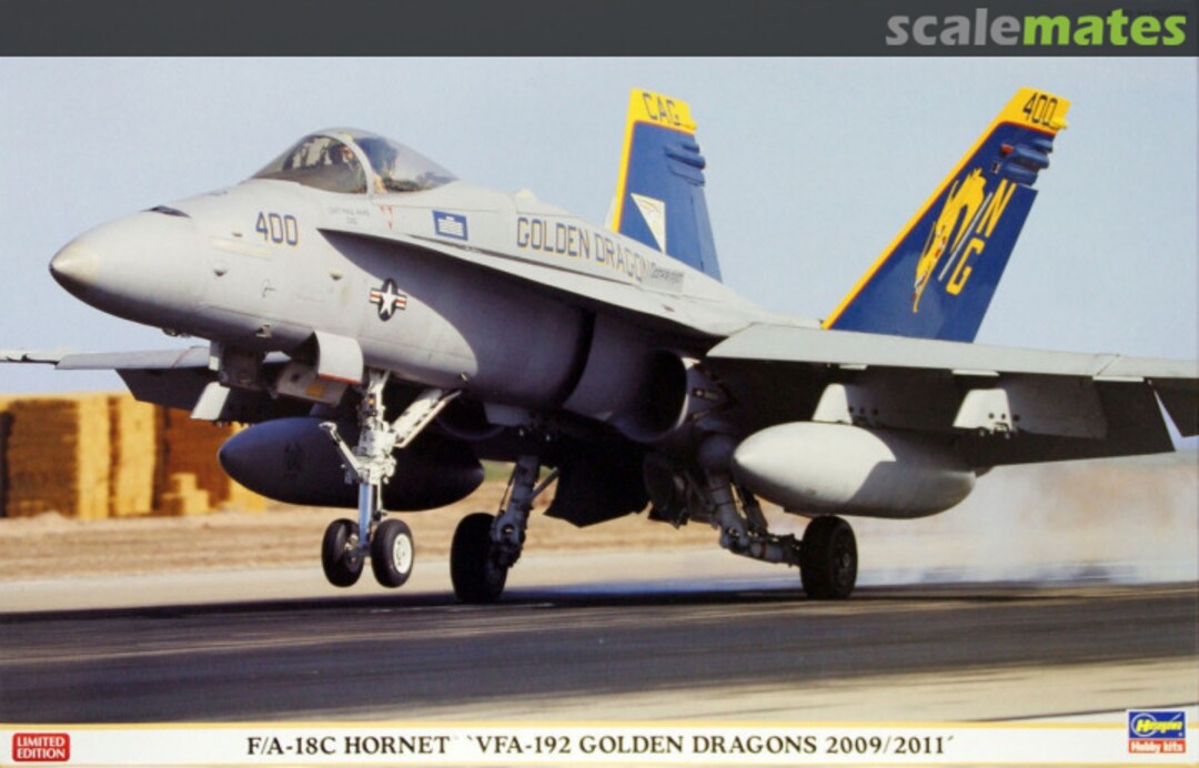 Boxart F/A-18C Hornet `VFA-192 Golden Dragons 2009/2011´ 07326 Hasegawa Boxart F/A-18C Hornet `VFA-192 Golden Dragons 2009/2011´ 07326 Hasegawa