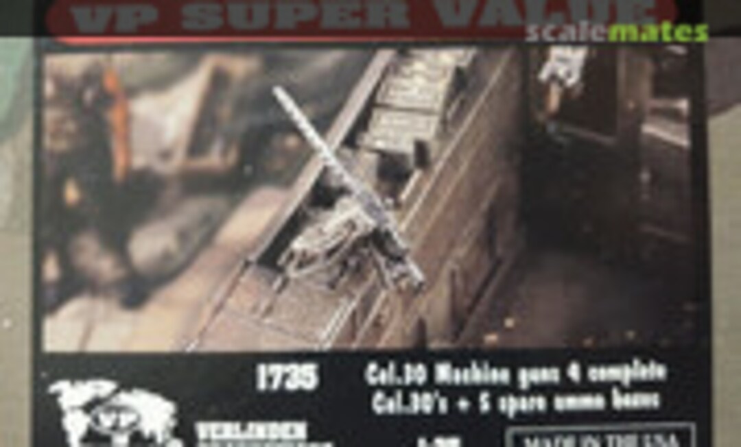 1:35 Cal .30 Machine Guns (Verlinden Productions 1735) 1735