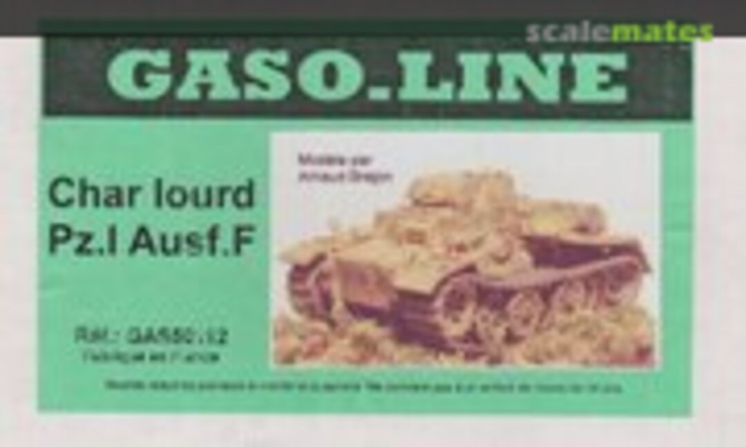 Char lourd Pz.I Ausf.F (Gaso.line GAS50112K)