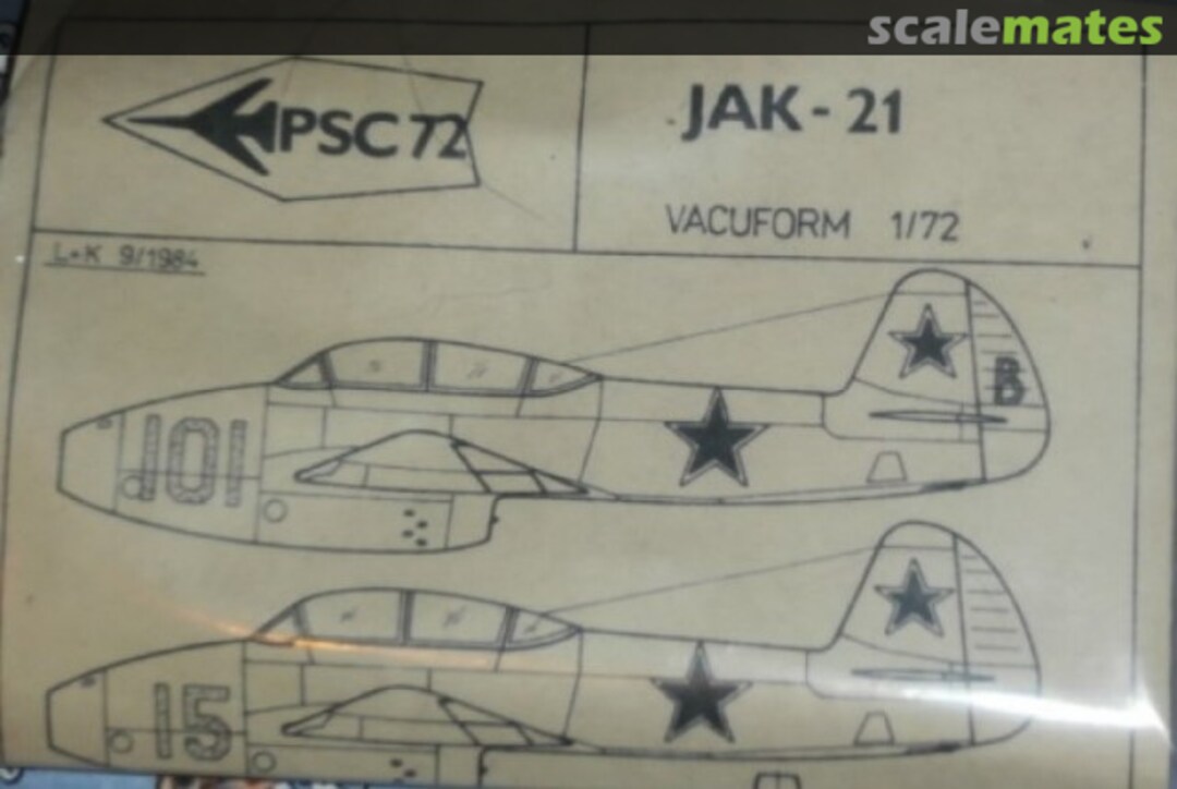 Boxart Jak-21  PSC 72