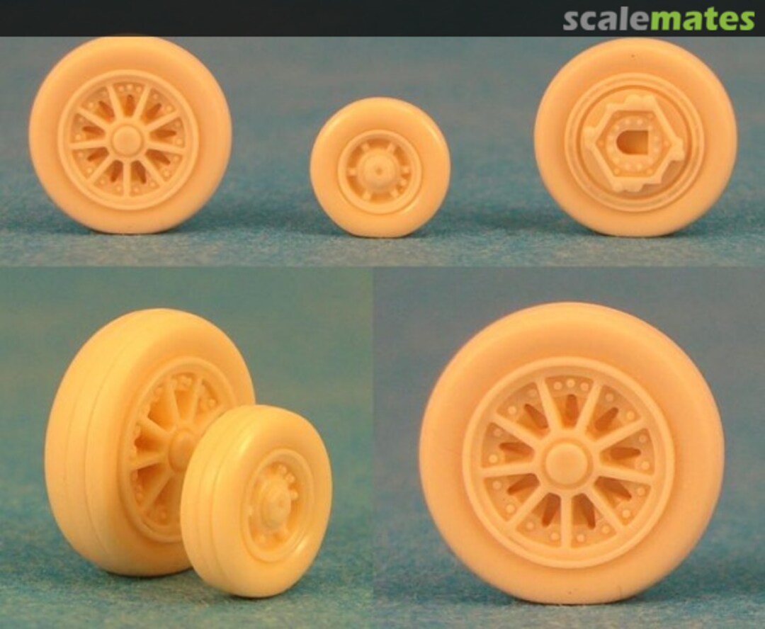 Boxart Weighted Wheels for Mitsubishi F-1/T-2 Kits R078 Royale Resin Boxart Weighted Wheels for Mitsubishi F-1/T-2 Kits R078 Royale Resin