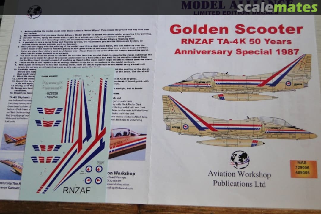 Boxart Golden Scooter TA-4K Skyhawk MAS 729006 Model Alliance Boxart Golden Scooter TA-4K Skyhawk MAS 729006 Model Alliance