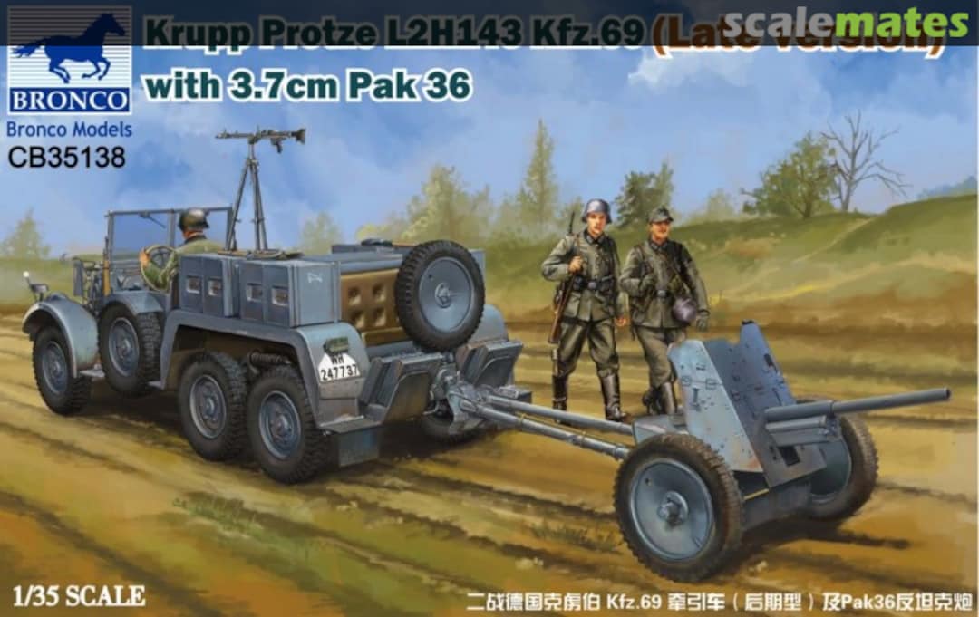 Boxart Krupp Protze L2H143 Kfz.69 CB35138 Bronco Boxart Krupp Protze L2H143 Kfz.69 CB35138 Bronco