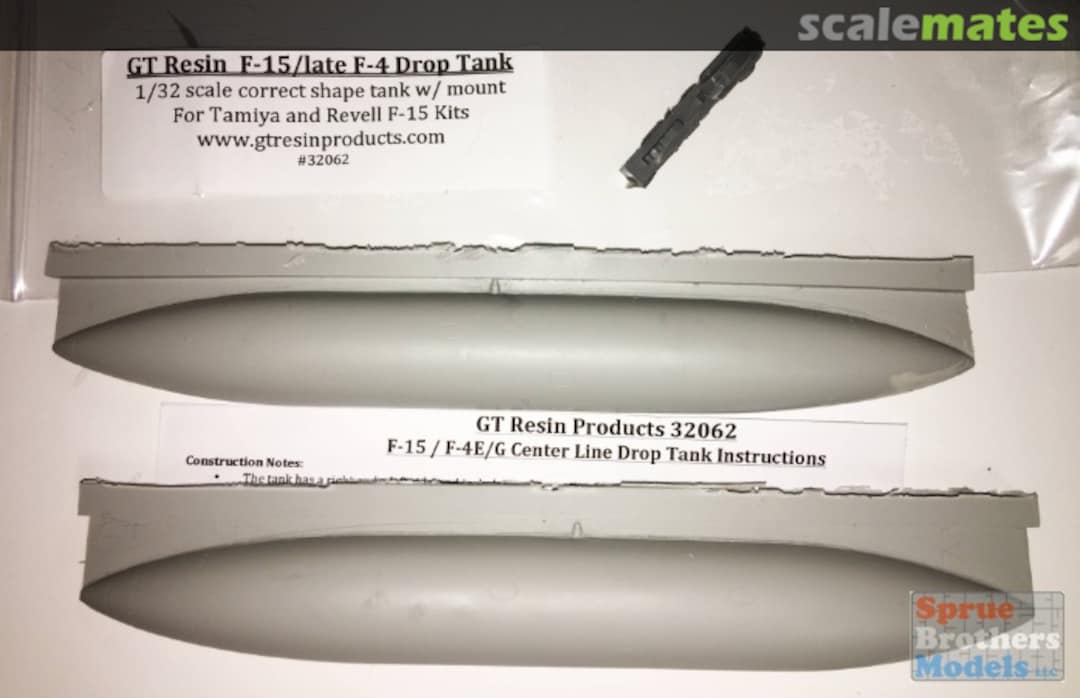 Boxart F-15/late F-4 Drop Tank 32062 GT Resin Boxart F-15/late F-4 Drop Tank 32062 GT Resin