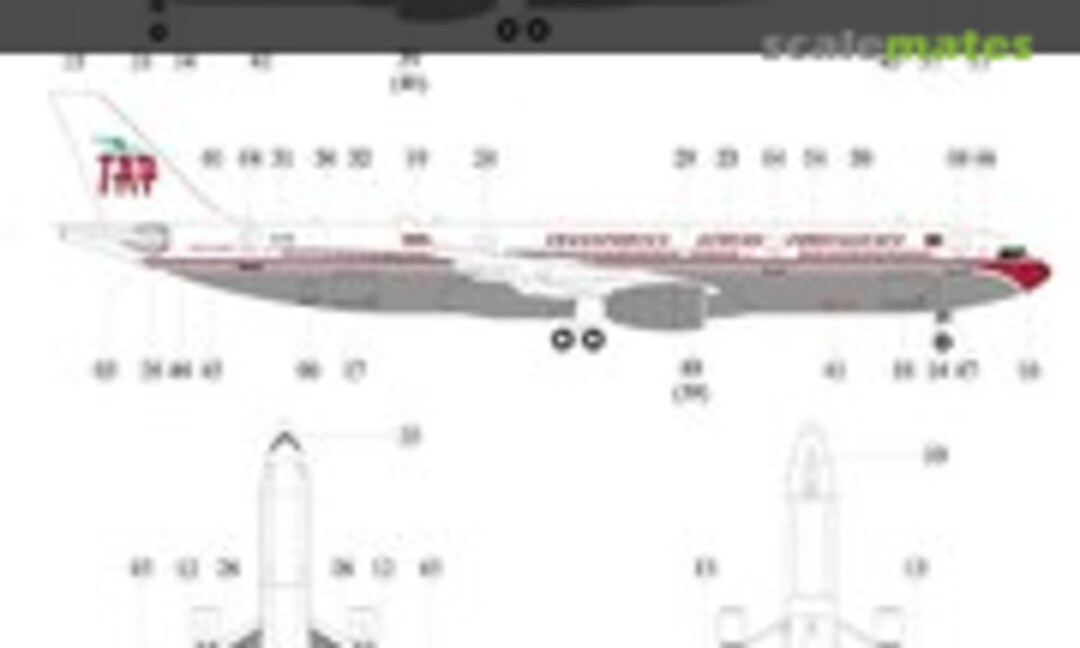 1:144 Airbus A330/343X - CS-TOV (CCS Aviation Decals CCS-AC144-TAP-A333-1)