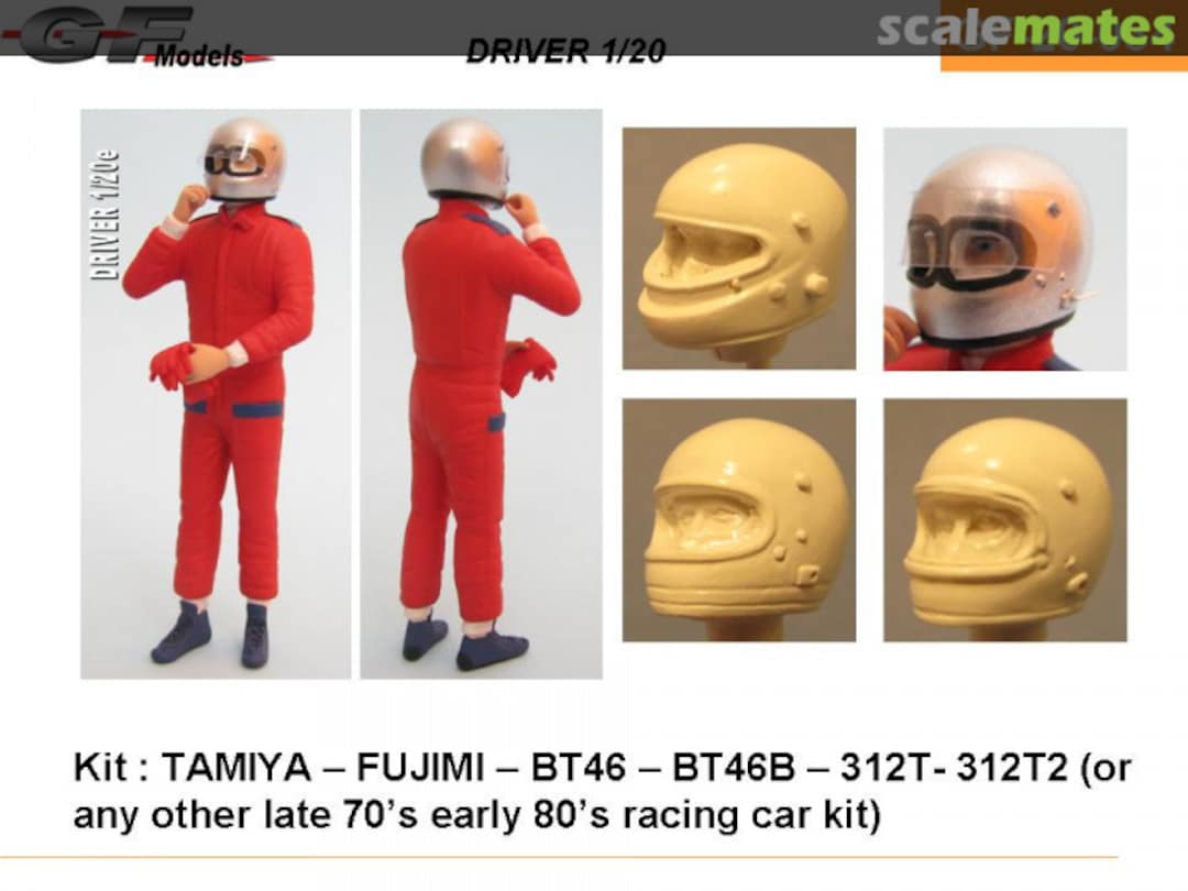 Boxart Driver Figure Lauda, Regazzoni, Watson GF-20-034 GF Models