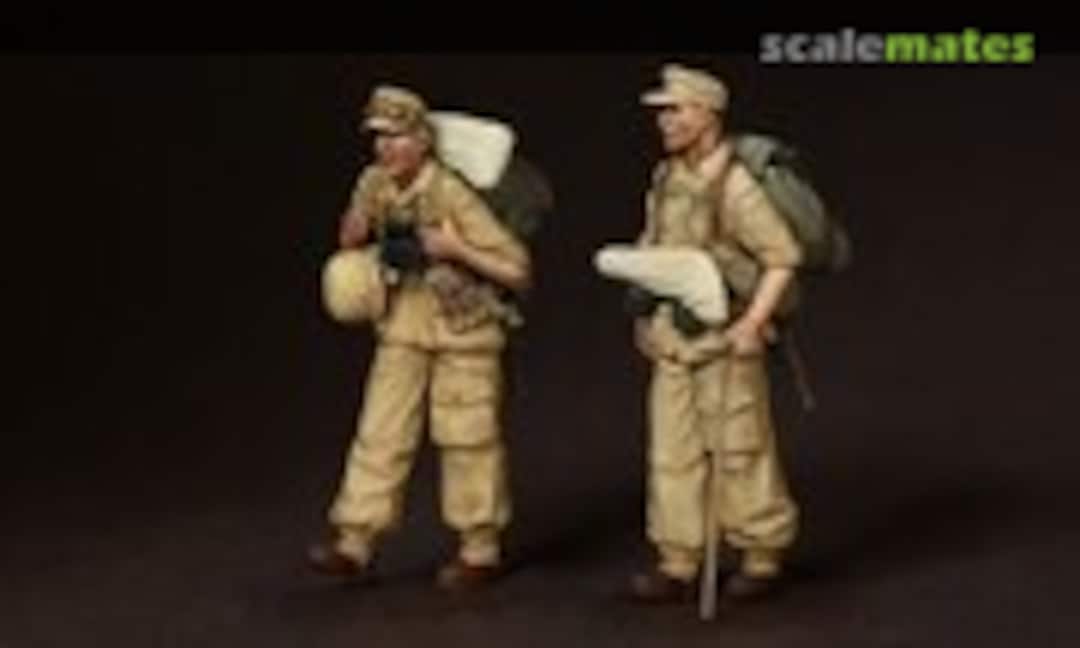 1:35 Feldwebel, Fallschirmjäger- Brigade Ramcke. El Alamein, August 1942. (SOGA Miniatures 3610) 3610