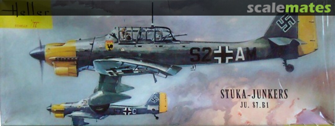 Boxart Stuka-Junkers Ju, 87,B1 L388 Heller Boxart Stuka-Junkers Ju, 87,B1 L388 Heller
