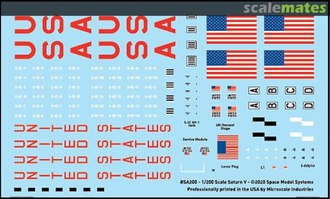 Boxart Saturn V SMS-SatV200 Space Model Systems Boxart Saturn V SMS-SatV200 Space Model Systems