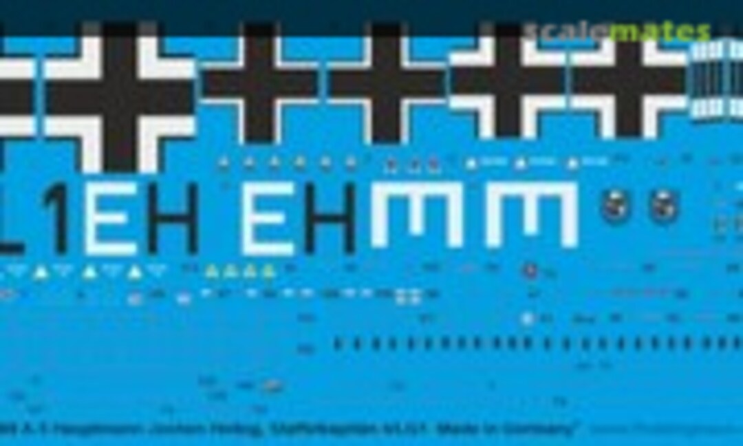 1:48 Ju 88 A-5 Hauptmann Jochen Helbig, Staffelkapitän 4./LG 1 (Peddinghaus-Decals 48 3954) 48 3954