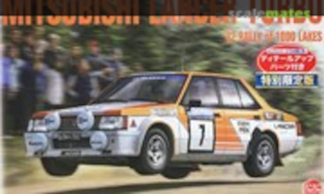 1:24 Racing Series Mitsubishi Lancer Turbo 1982 1000 Lakes Rally (NuNu Model Kit PN24018PH) PN24018PH