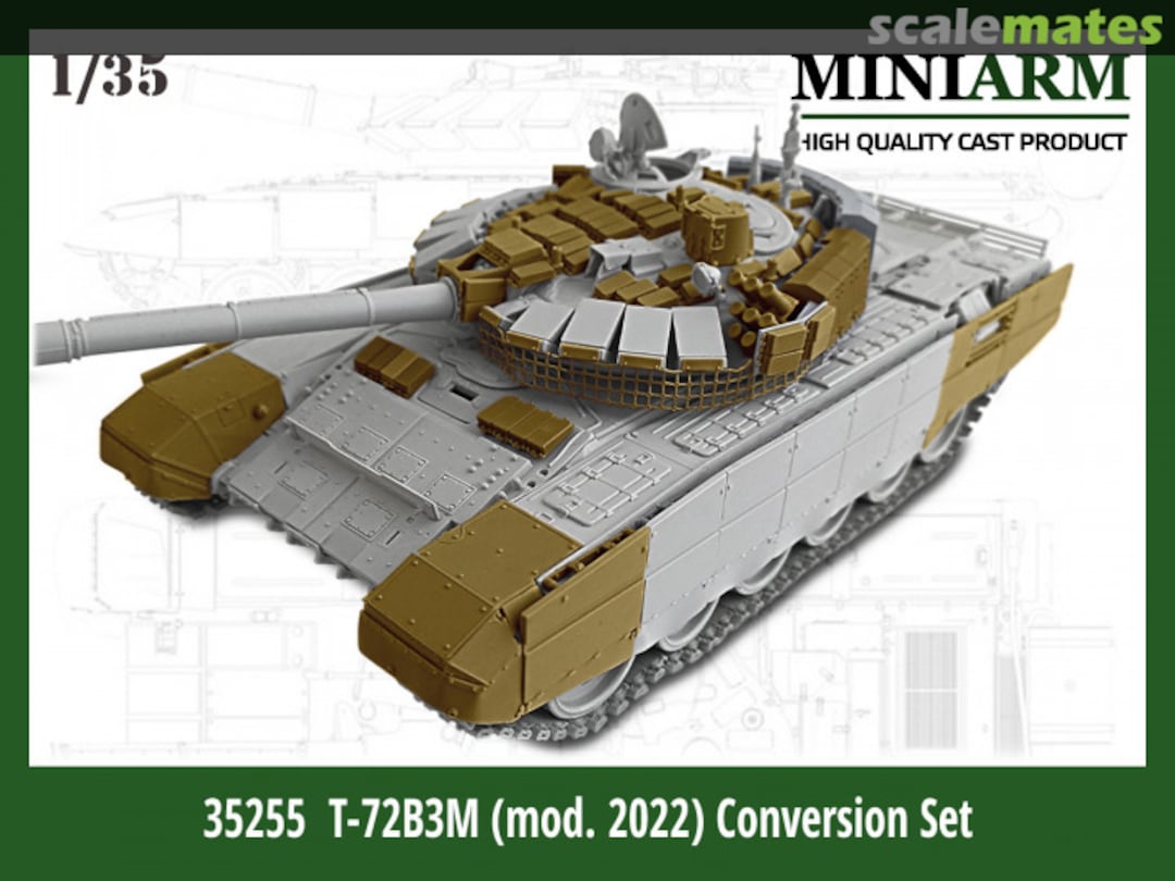 Boxart T-72B3M (mod. 2022) Conversion Set 35255 Miniarm Boxart T-72B3M (mod. 2022) Conversion Set 35255 Miniarm