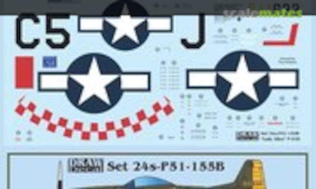 1:24 “Lady Alice” P-51D (Draw Decal 24-P51-155B) 24-P51-155B