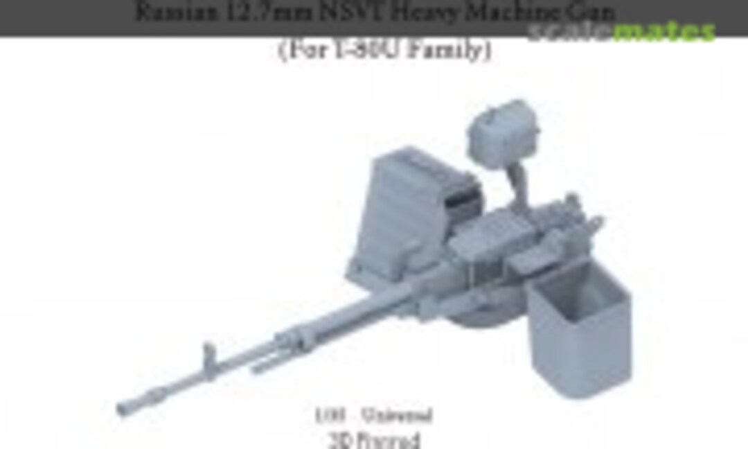 1:35 Russian 12.7mm NSVT Heavy Machine Gun (For T-80U Family) (E.T. Model P35-284) P35-284