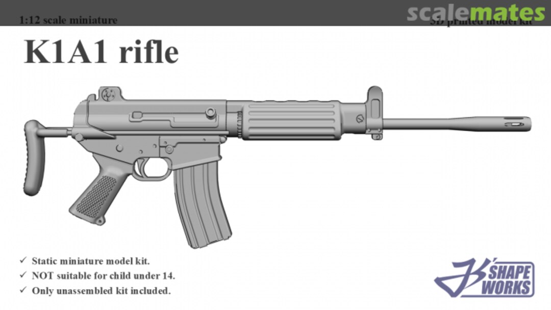 Boxart K1A1 rifle JS12A030 Js' Shapeworks Boxart K1A1 rifle JS12A030 Js' Shapeworks