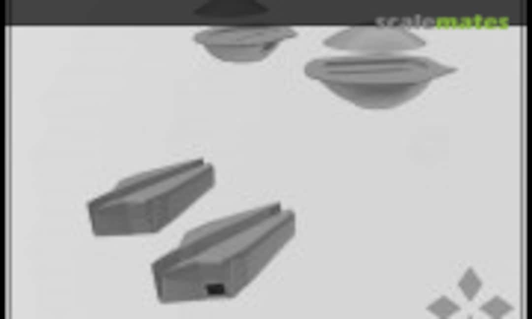 1:48 F-14 wing and ventral fin PDU cameras (BAM Models 48111) 48111