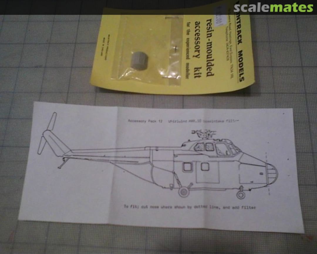 Boxart Westland Whirlwind - Resin Nose Filter 12 Maintrack Models Boxart Westland Whirlwind - Resin Nose Filter 12 Maintrack Models