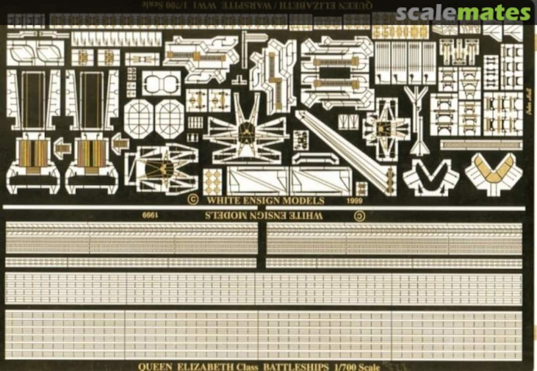 Boxart WWI Queen Elizabeth Class Battleship PE 762 White Ensign Models
