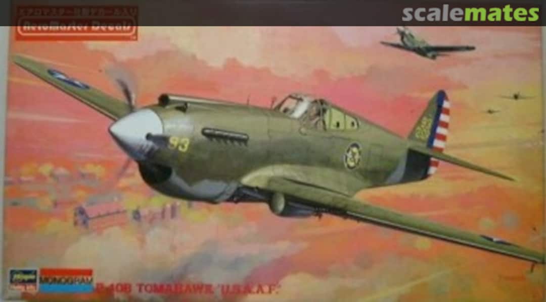Boxart P-40B Tomahawk 'U.S.A.A.F.' 86082 Hasegawa/Monogram Boxart P-40B Tomahawk 'U.S.A.A.F.' 86082 Hasegawa/Monogram