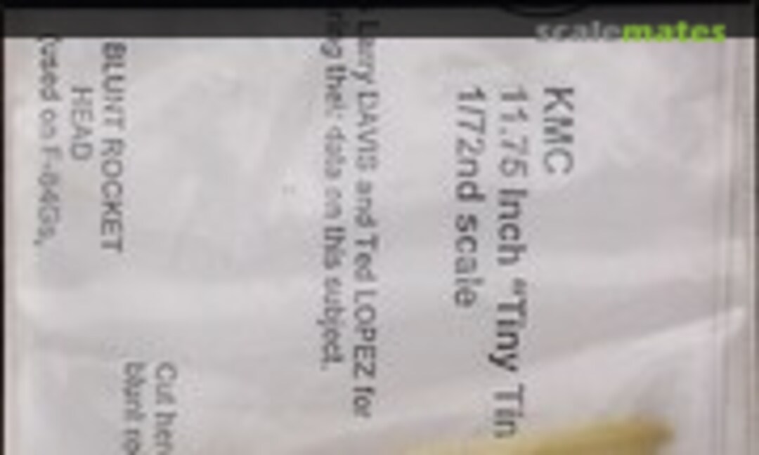 1:72 ‘Tiny Tim’ 11,75" Rockets / Korea (KMC 72-7018) 72-7018