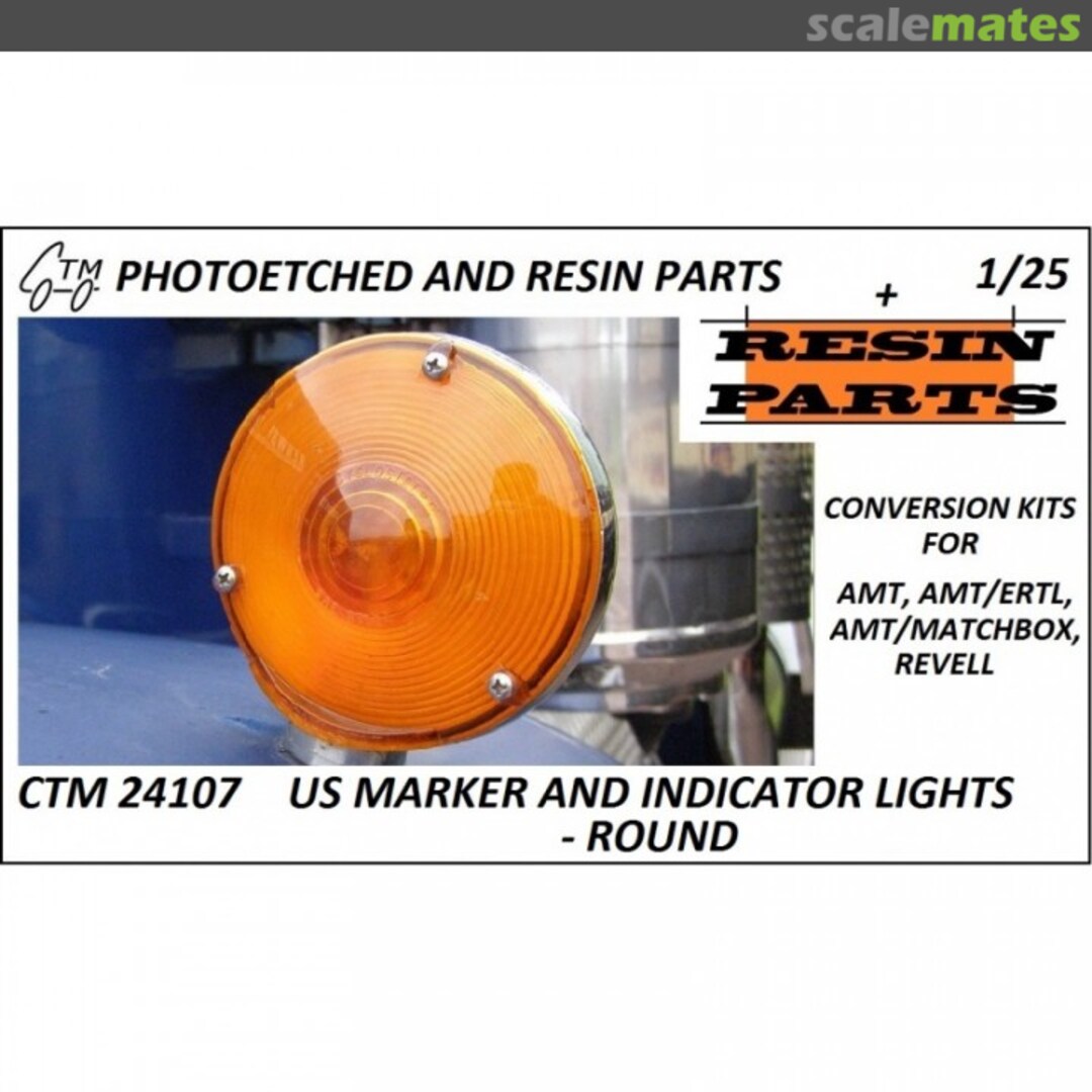 Boxart US Marker and Indicator Lights - Round CTM 24107 Czech Truck Model Boxart US Marker and Indicator Lights - Round CTM 24107 Czech Truck Model