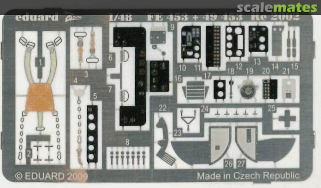 Contents Re-2002 Self Adhesive FE453 Eduard Contents Re-2002 Self Adhesive FE453 Eduard