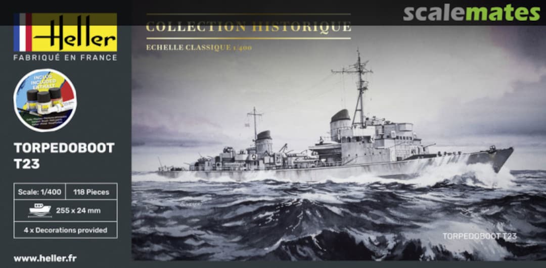 Boxart Torpedoboot T23 57011 Heller Boxart Torpedoboot T23 57011 Heller