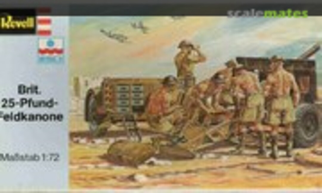 1:72 Brit. 25-Pfund-Feldkanonoe (Revell/ESCI H-2345)