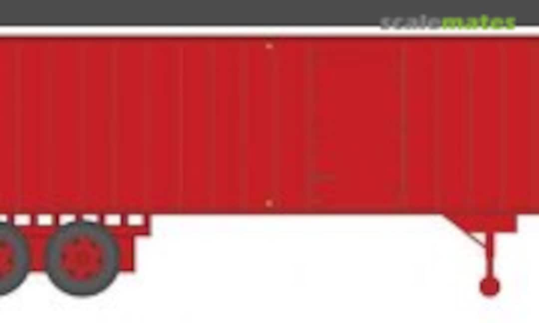 1:87 Fruehauf 40ft Exterior (Rapido Trains 403028)