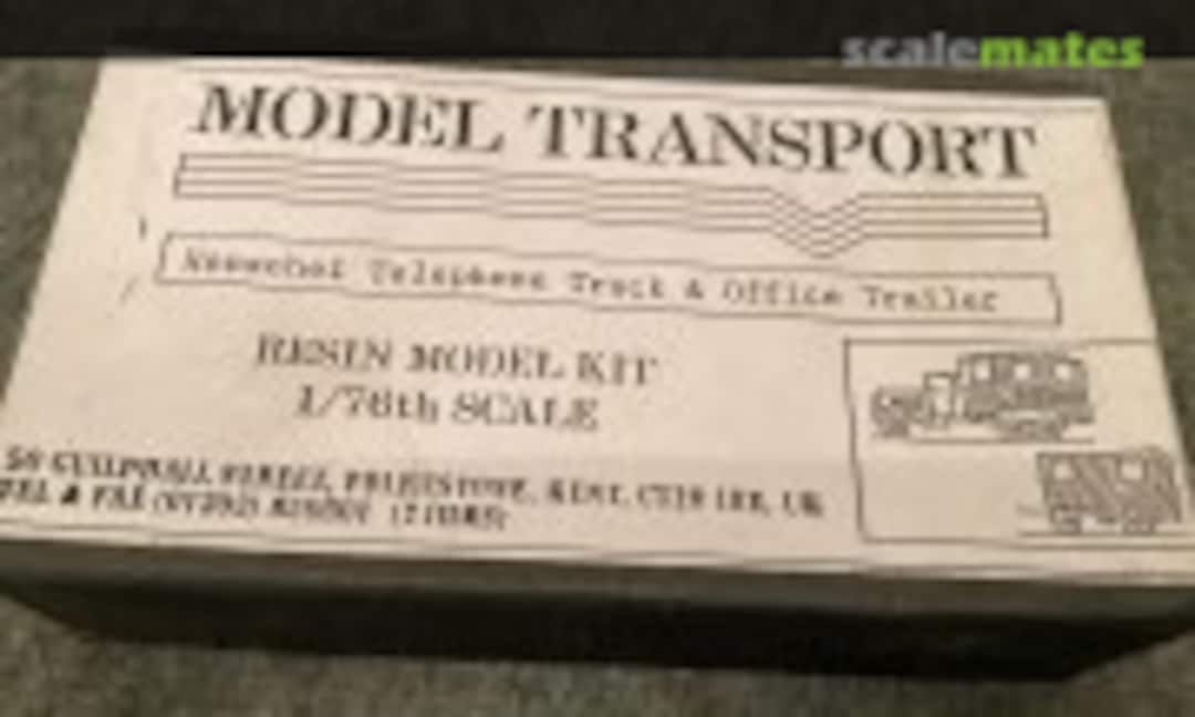 1:76 Henschel Telephone Truck & Office Trailer (Model Transport 268) 268