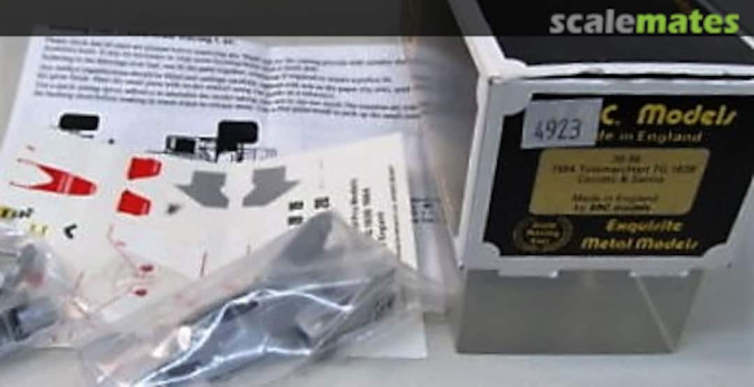 Boxart Toleman-Hart TG183B SRC38-96 Scale Racing Cars Boxart Toleman-Hart TG183B SRC38-96 Scale Racing Cars