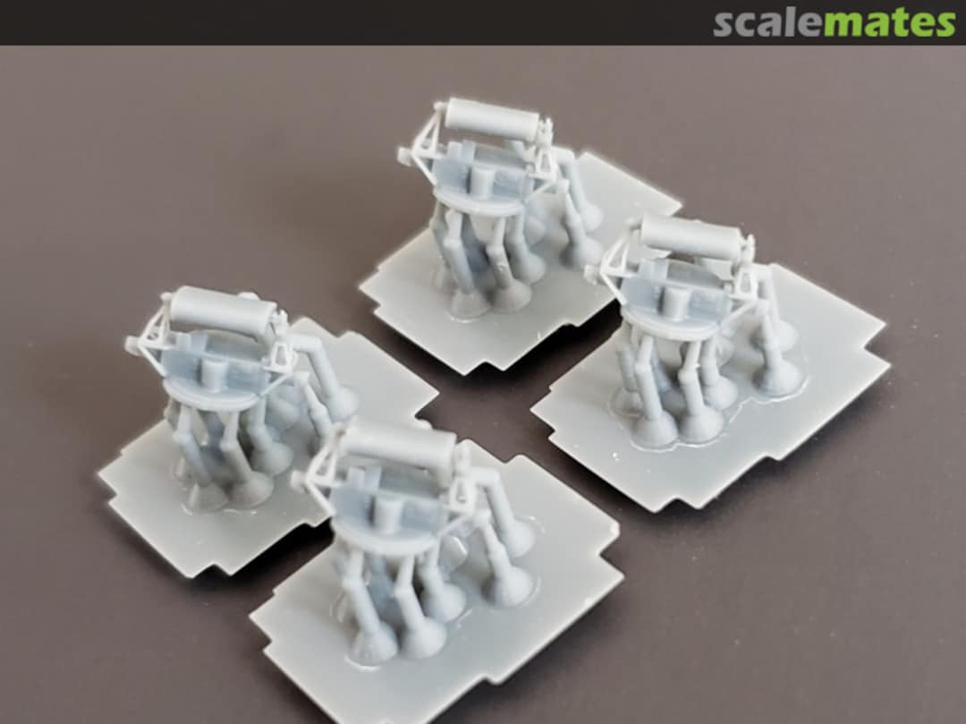 Boxart Mk.34 Fire Control Directors with Mk.13 Radar Antennas, World War Two 700-Mk34 WWII-4 Model Monkey