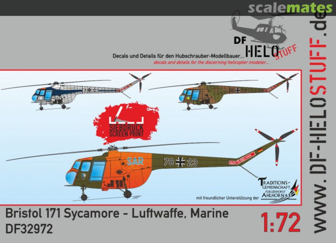 Boxart Bristol 171 Sycamore Bundeswehr DF32972 DF HeloStuff