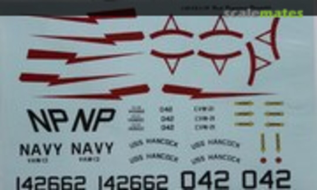 1:48 Douglas EKA-3B Skywarrior VAW-10, CVW-21 USS Hancock (Red Pegasus Decals 001) 001