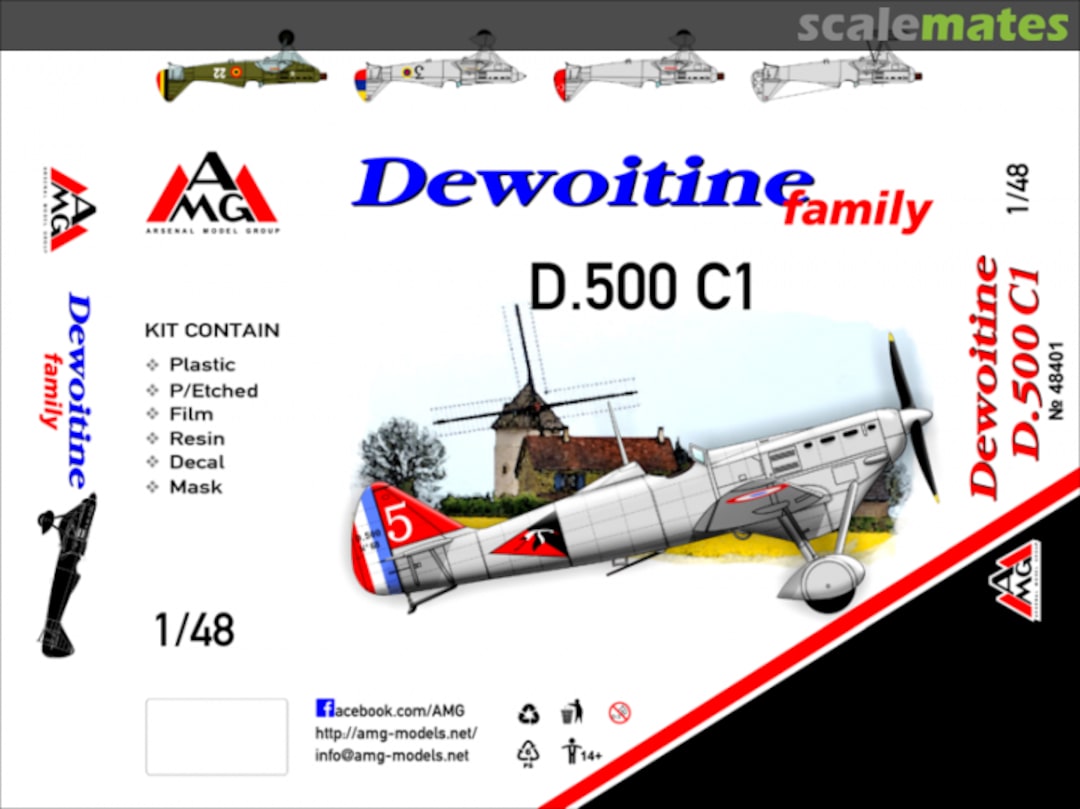 Boxart Dewoitine D.500 C1 48401 AMG Boxart Dewoitine D.500 C1 48401 AMG