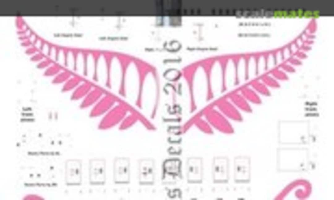 1:200 Air NZ B787-919 2013 NZ Trademark White scheme (Oldmodels Decals OMD0615) OMD0615