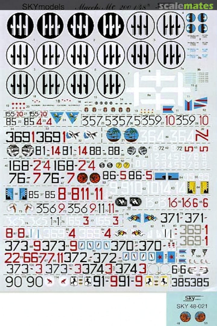 Boxart Macchi C-200 “Saetta” 48-021 Sky Models Boxart Macchi C-200 “Saetta” 48-021 Sky Models