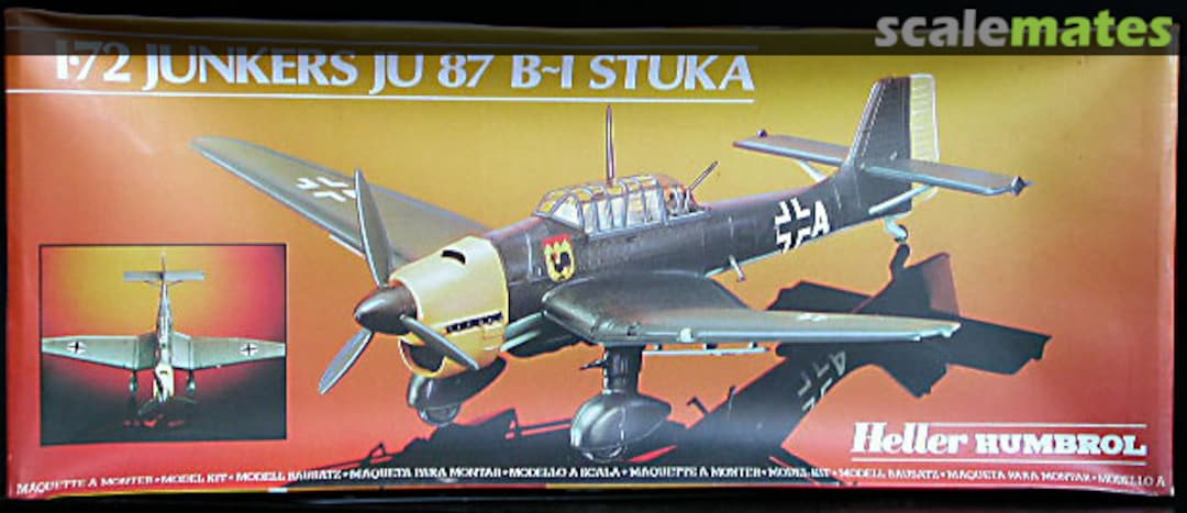 Boxart Junkers Ju 87 B-1 Stuka 80388 Heller Humbrol Boxart Junkers Ju 87 B-1 Stuka 80388 Heller Humbrol