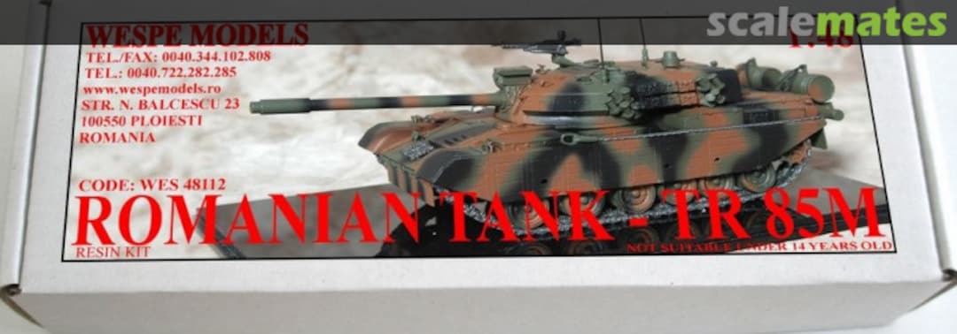 Boxart TR 85M WES 48112 Wespe Models Boxart TR 85M WES 48112 Wespe Models