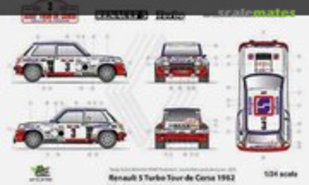 1:24 Renault 5 turbo Sodicam (FFSMC Productions 500) 500