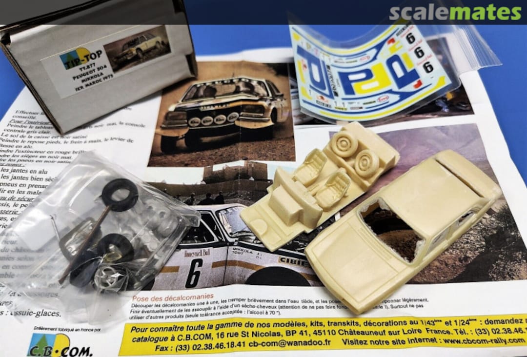 Boxart Peugeot 504 TI [3504 QT 25] "P" TT877 TIP-TOP