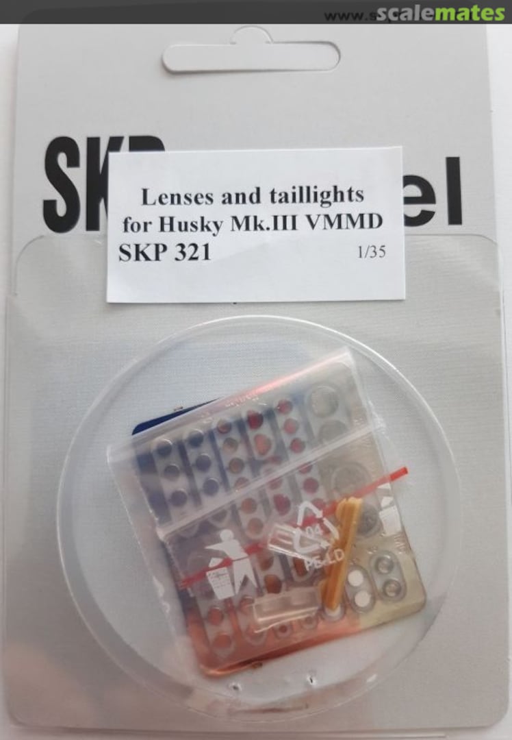 Boxart Lenses and Taillights for Husky Mk. III VMMD with GPRS SKP 321 SKP model