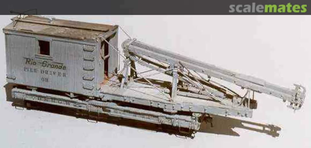 Boxart D&RGW Pile Driver - OB RGM-3024 Rio Grande Models
