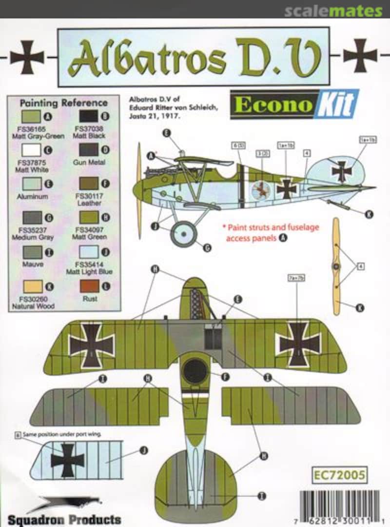 Boxart Albatros D.V 72005 Encore Models Boxart Albatros D.V 72005 Encore Models