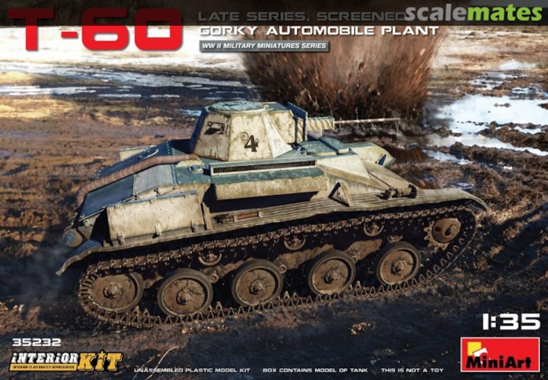 Boxart T-60 (Late Series, Screened) - Gorky Automobile Plant 35232 MiniArt Boxart T-60 (Late Series, Screened) - Gorky Automobile Plant 35232 MiniArt