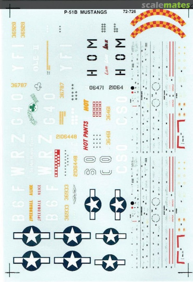Boxart P-51B Mustang Aces 72-726 SuperScale International Boxart P-51B Mustang Aces 72-726 SuperScale International