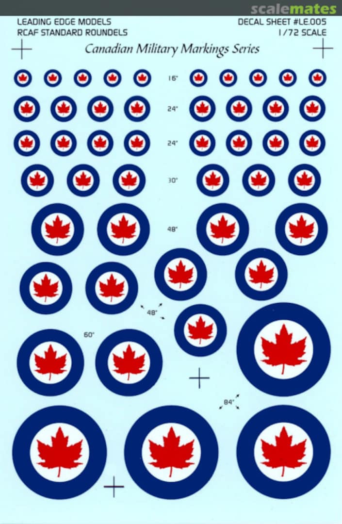 Boxart RCAF Standard Roundels LE.005 Leading Edge Boxart RCAF Standard Roundels LE.005 Leading Edge